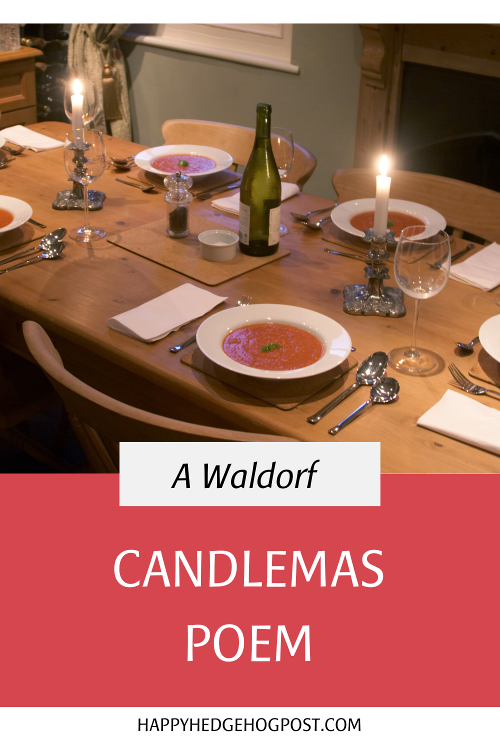 A Candlelit Meal and Poetry for Candlemas